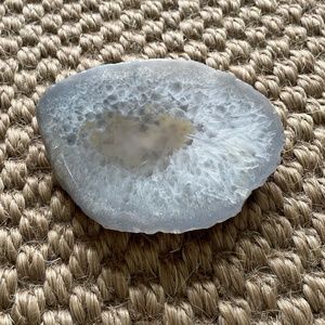 Agate Crystal Slice Slab 4" x 5"